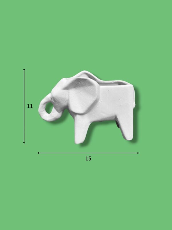 MACETA DE ELEFANTE GEOMETRICO - Imagen 3