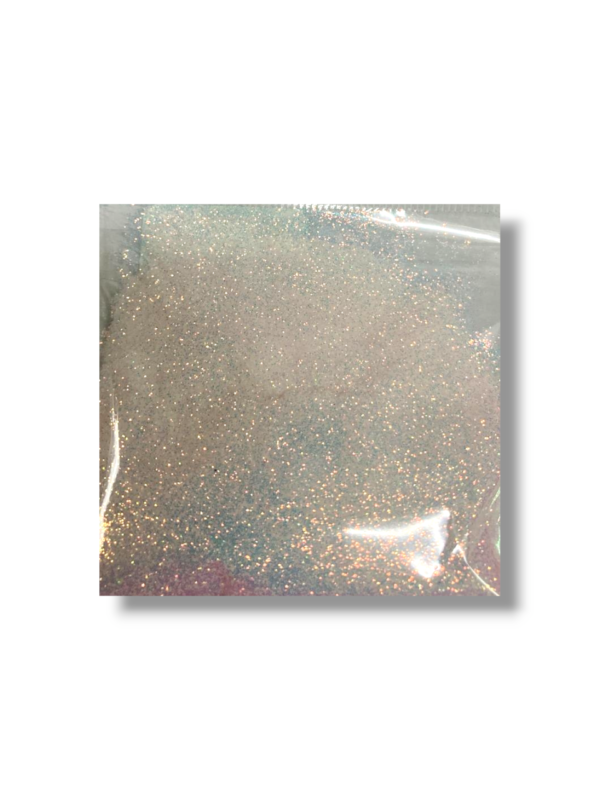 DIAMANTINA DE POLIESTER IRIDISADA BLANCA 15 GR