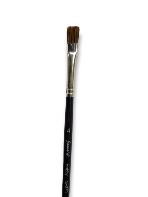 PINCEL PLANO PELO BUEY HOBBY S-379 #4 - Imagen 2