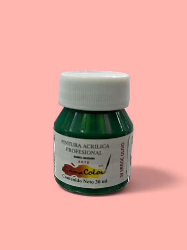 PINTURA ACRILICA VERDE OLIVO 30ML